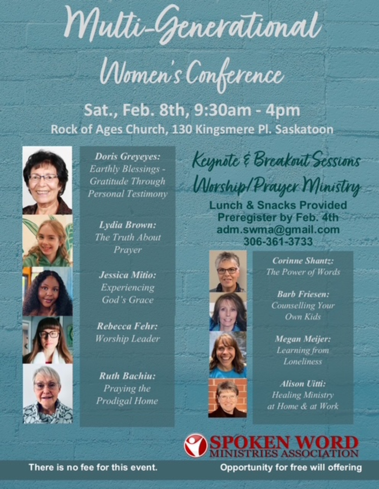 Women's Conference Feb 8th